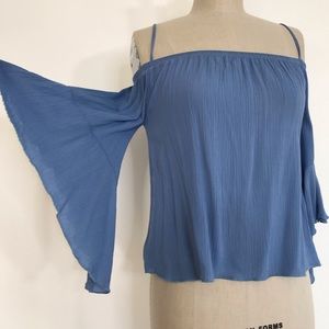 See you Monday S boho off the shoulder top